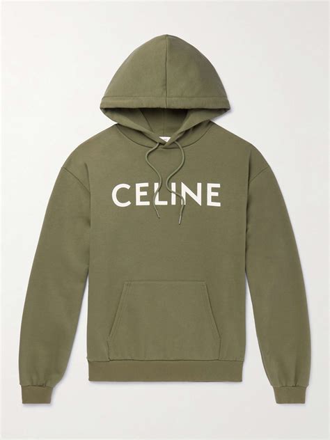 celine green hoodie|Celine homme men's hoodie.